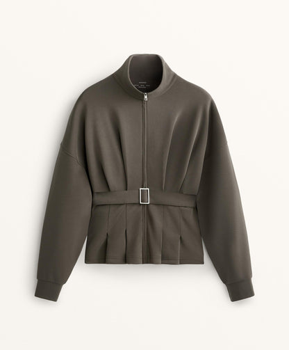 Veste ceinturée Imarelle en modal doux – Élégance au quotidien